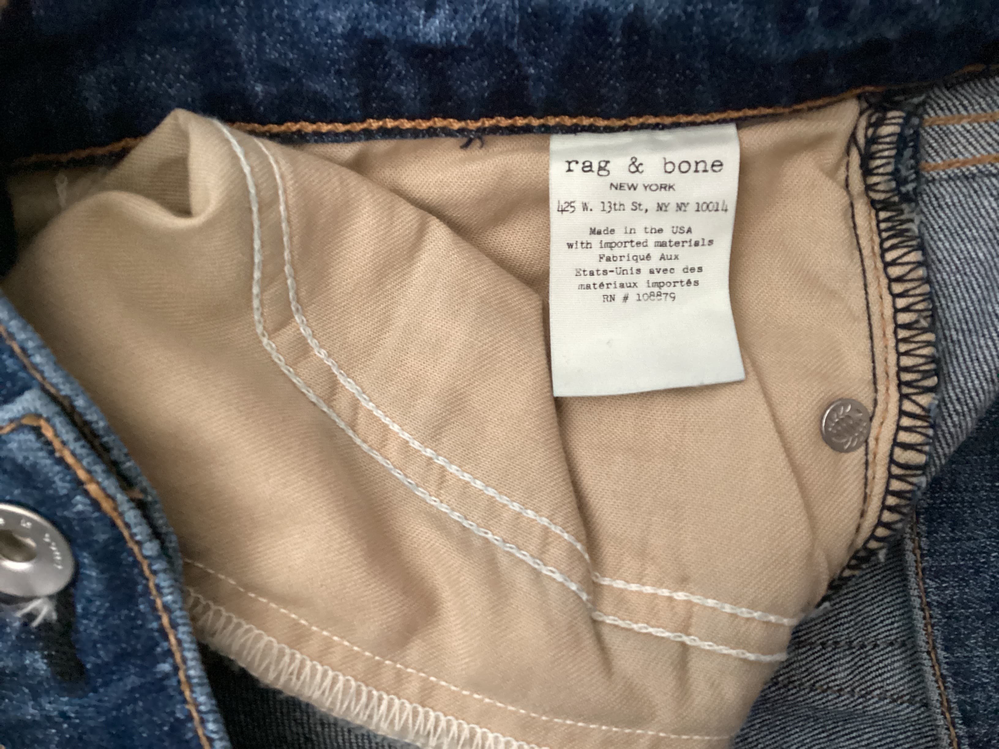 Rag and bones , Frente. Condición: Mint.